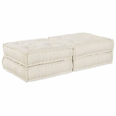 Modulsofa Creme 140 X 70 X 36 Cm Stof
