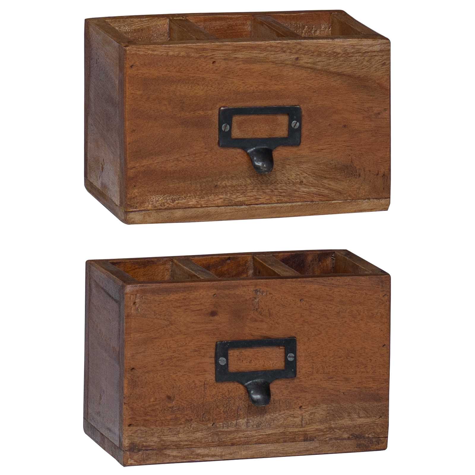 18 X 10 X 12 Cm Massiv Mahogni kasse - Billede 2