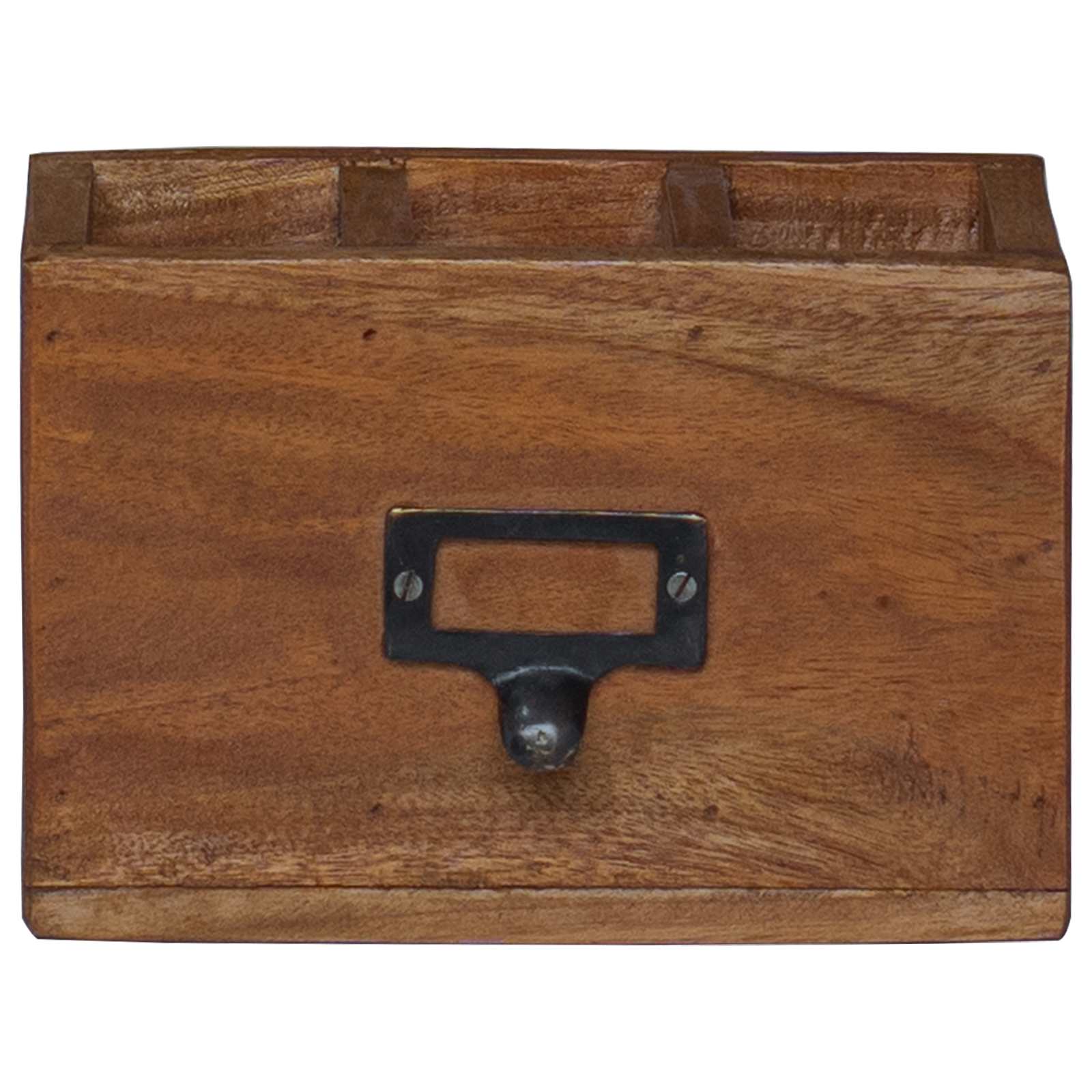 18 X 10 X 12 Cm Massiv Mahogni kasse - Billede 5